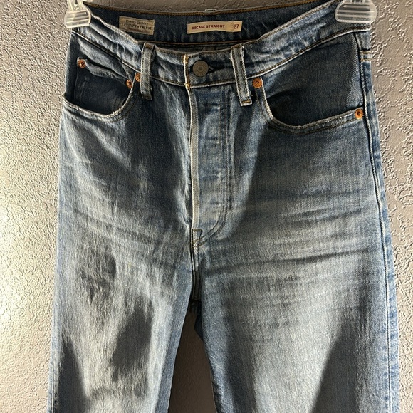 Levi’s Ribcage Straight Ankle in Haters Gonna Hate Wash - Picture 6 of 15